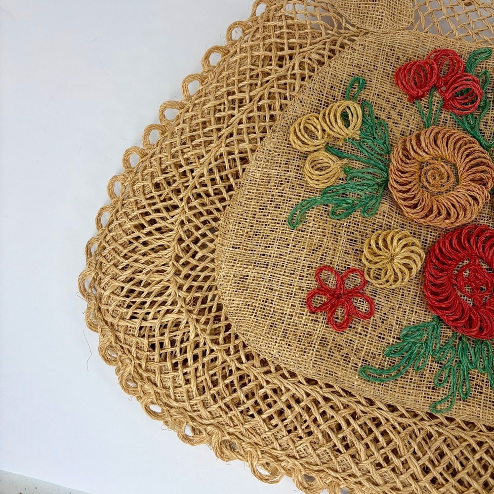 Vintage Jute Straw